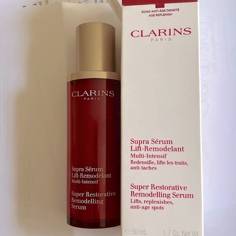 Clarins Super Resorative Remodeling Serum. Large bottle never used.